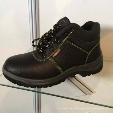 Nova moda PU couro trabalhando sapatos de segurança industrial